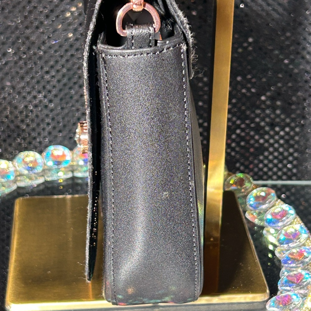 Ted Baker Black London Woman’s Cat Crossbody Bag 8” x 7.5” x 1.5” EUC - Picture 5 of 12